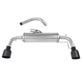 Inoxcar - Finale con silenziatore Ø102 mm DX+SX (Black Ceramic) - Ravasicorse