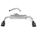 Inoxcar - Finale con silenziatore Ø102 mm DX+SX (Black Ceramic) - Ravasicorse