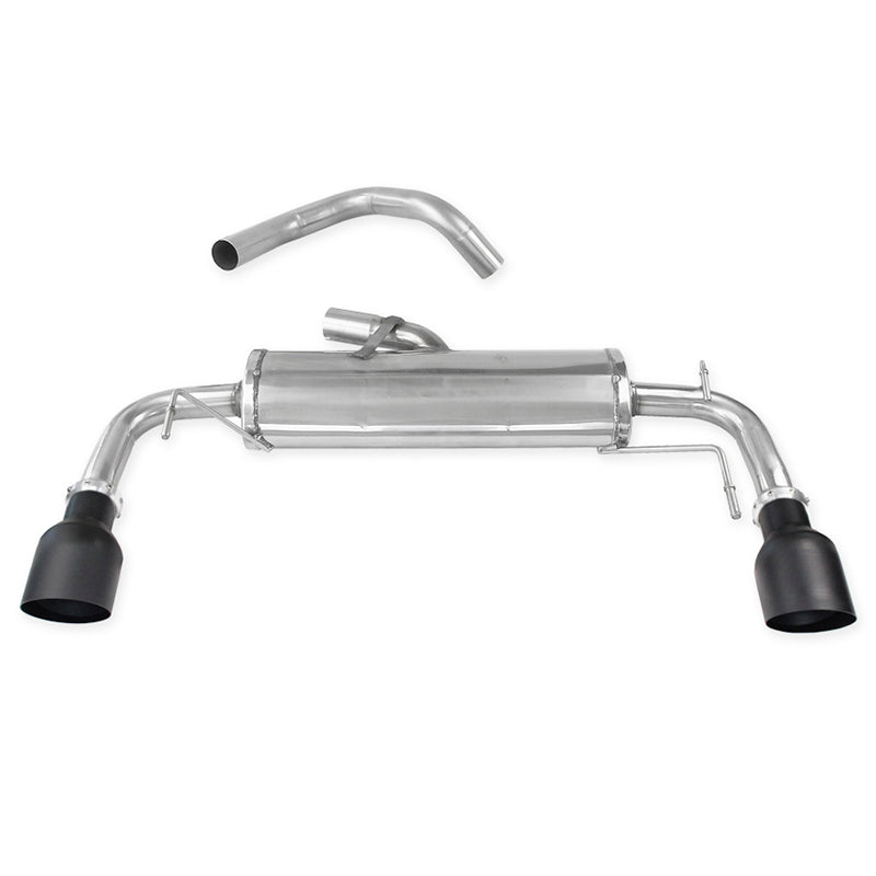 Inoxcar - Finale con silenziatore Ø102 mm DX+SX (Black Ceramic) - Ravasicorse