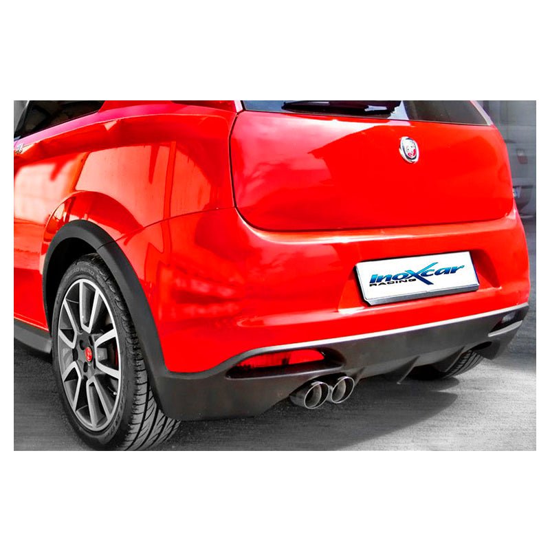 Inoxcar - Finale con silenziatore 2 x Ø80 mm (Racing) - Ravasicorse