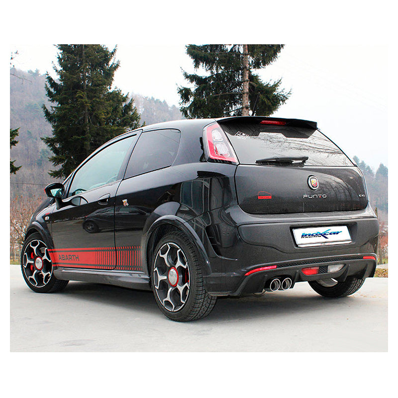 Inoxcar - Finale con silenziatore 2 x Ø80 mm (Angled) - Ravasicorse