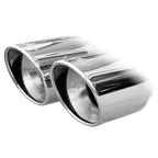 Inoxcar - Finale con silenziatore con uscita 2 x Ø80 mm (Angled) - Ravasicorse