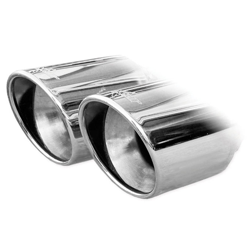 Inoxcar - Finale con silenziatore con uscita 2 x Ø80 mm (Angled) - Ravasicorse