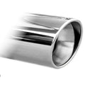 Inoxcar - Finale con silenziatore con uscita 110 DX+SX Angled (Ø70 mm) - Ravasicorse