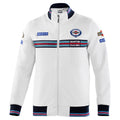 Felpa full zip Sparco - Martini Racing (white) - Ravasicorse