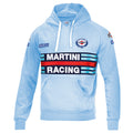 Felpa hoodie Sparco - Martini Racing (light blue) - Ravasicorse