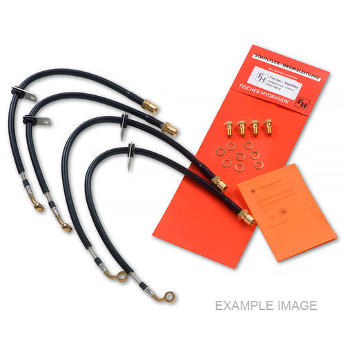 Fischer Stahlflex - Kit tubi freno per Renault Twingo Turbo - Ravasicorse