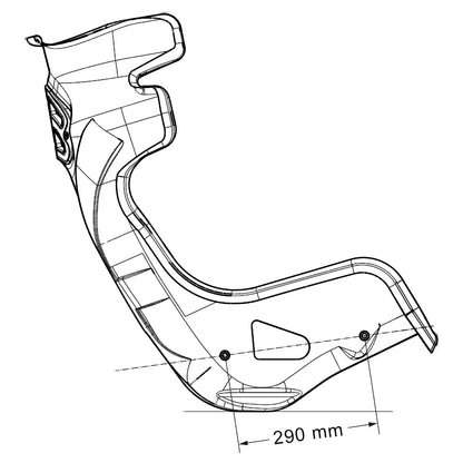Coppia angolari in acciaio universali - Spessore 3 mm / Interasse laterale 290 mm - Ravasicorse