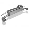 Fox - Finale con silenziatore 2x78x75 mm - Ravasicorse