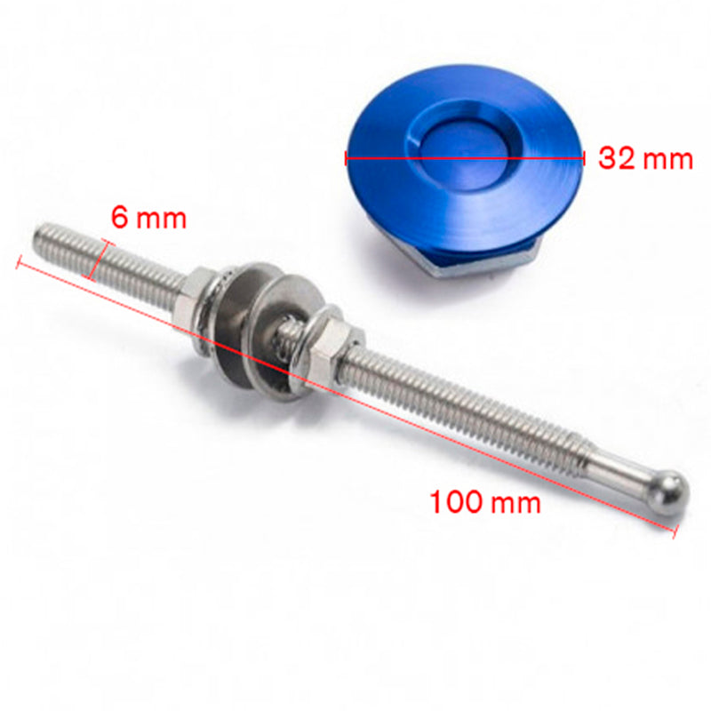 Gancio cofano Push Clip (modello grande - lunghezza 100 mm) - Ravasicorse