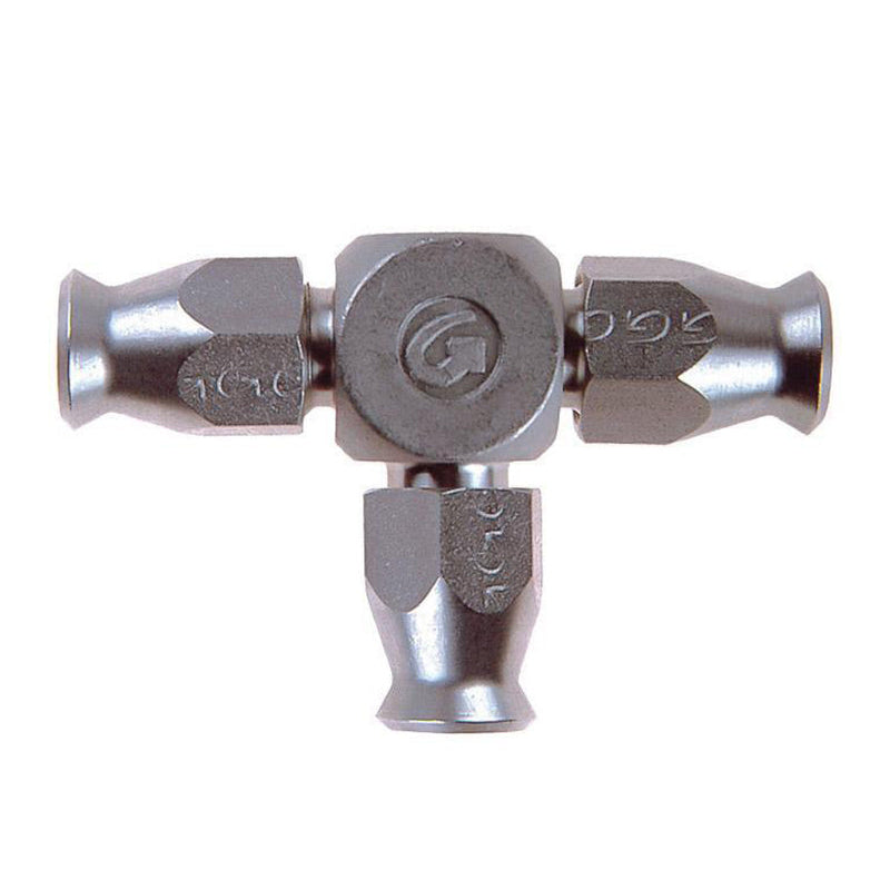 Goodridge - Raccordo riutilizzabile a 3 vie con 3 attacchi tubo (5135) - Ravasicorse