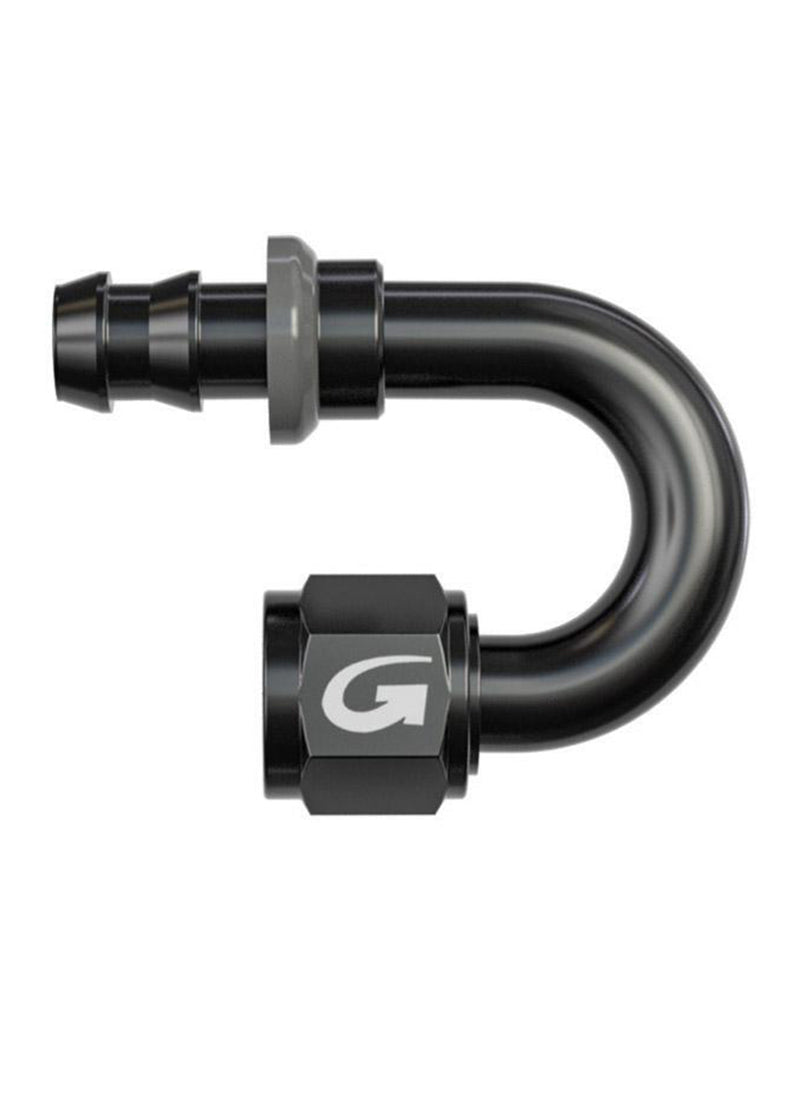 Goodridge - Raccordo a tubo 180° femmina concavo (536-180BK)