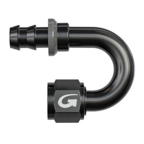 Goodridge - Raccordo a tubo 180° femmina concavo (536-180BK) - Ravasicorse