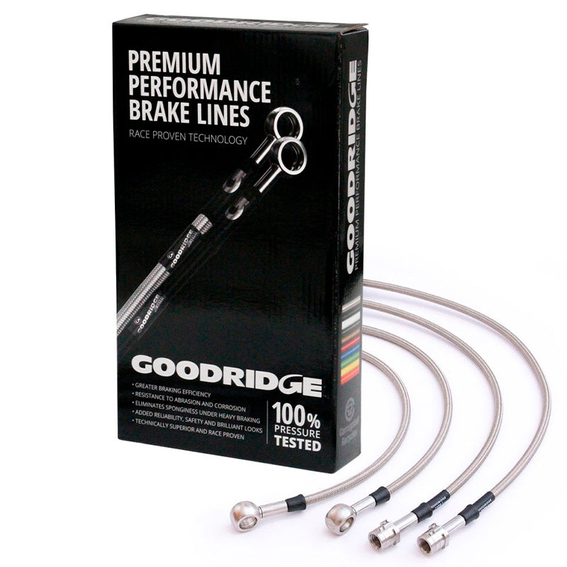 Goodridge - Kit 4 pz. tubi freno Honda Civic CRX incl. VTEC Typ EE8/EE9/ED4/ED7/ED9