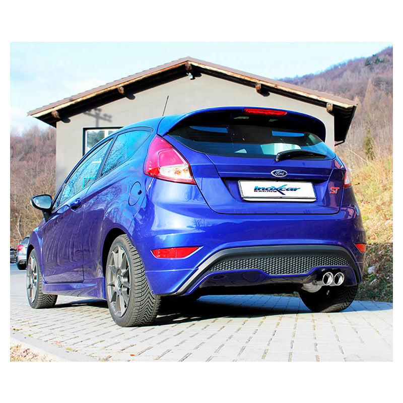 Inoxcar - Finale con silenziatore 2 x Ø80 mm (Angled) - Ravasicorse
