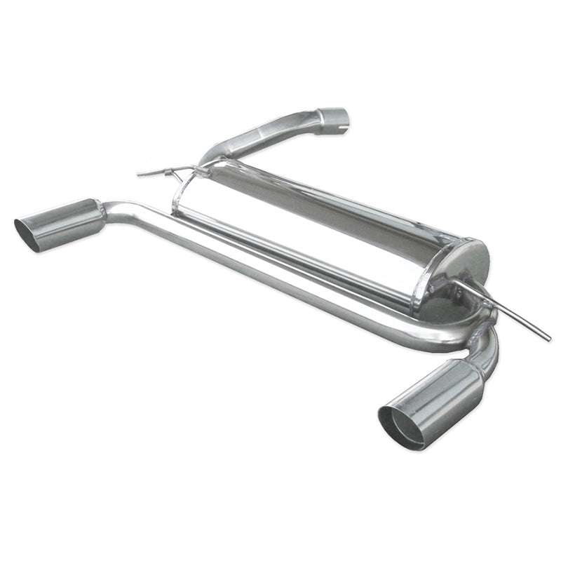 Inoxcar - Finale con silenziatore Ø80 mm DX+SX (Racing) - Ravasicorse