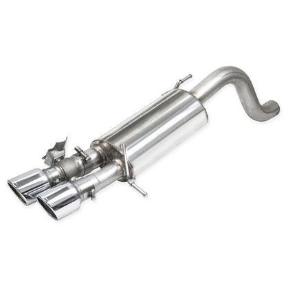Inoxcar - Finale con silenziatore 2 x Ø90 mm (Angled - con valvola) - Ravasicorse