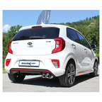 Inoxcar - Finale con silenziatore 2 x Ø80 mm (Racing) - Ravasicorse