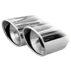 Inoxcar - Finale con silenziatore 2 x Ø80 mm (Angled) - Ravasicorse