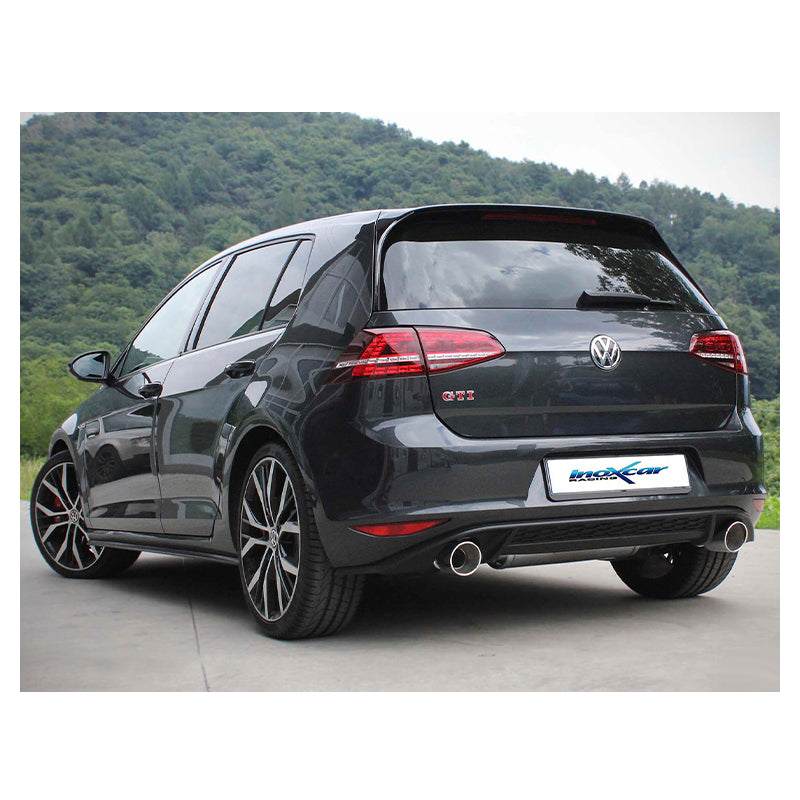 Inoxcar - Finale con silenziatore con uscita 2 x Ø100 DX+SX (Angled) - Ravasicorse