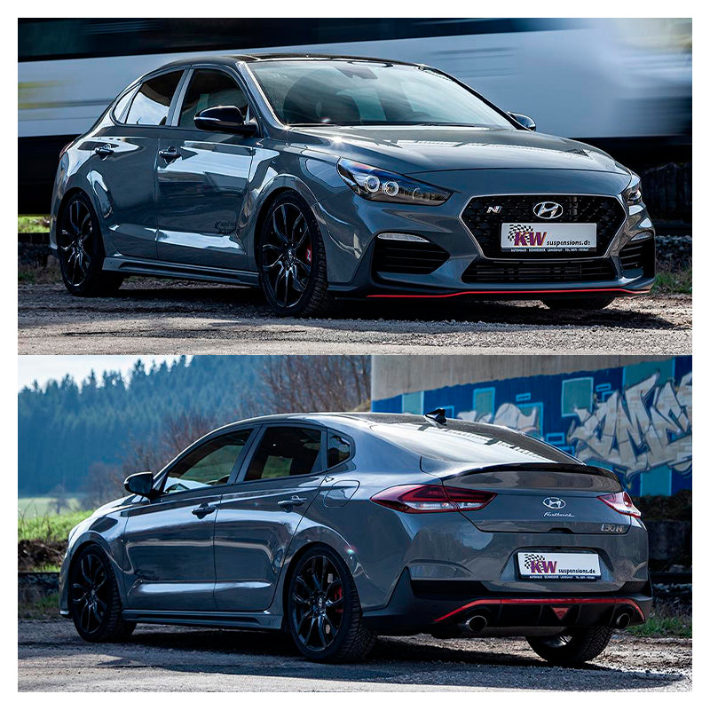 KW suspensions - Kit assetto a ghiera V3 Inox per Hyundai I30N 2.0 N 202-206 KW (PD/PDE) - Ravasicorse