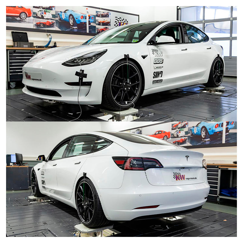 KW suspensions - Kit assetto a ghiera V3 Inox per Tesla Model 3 (003) - 2WD - Ravasicorse