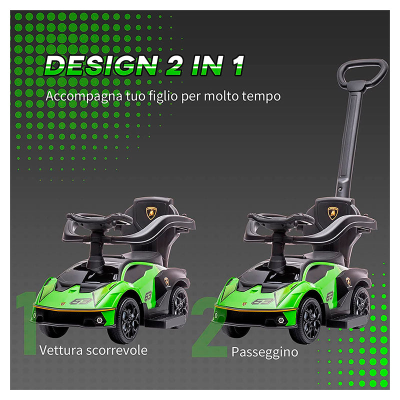 Auto per bambini Lamborghini 2 in 1 - Ravasicorse