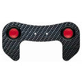 OMP - Carbon button plate (2 pulsanti - OD-2029) - Ravasicorse