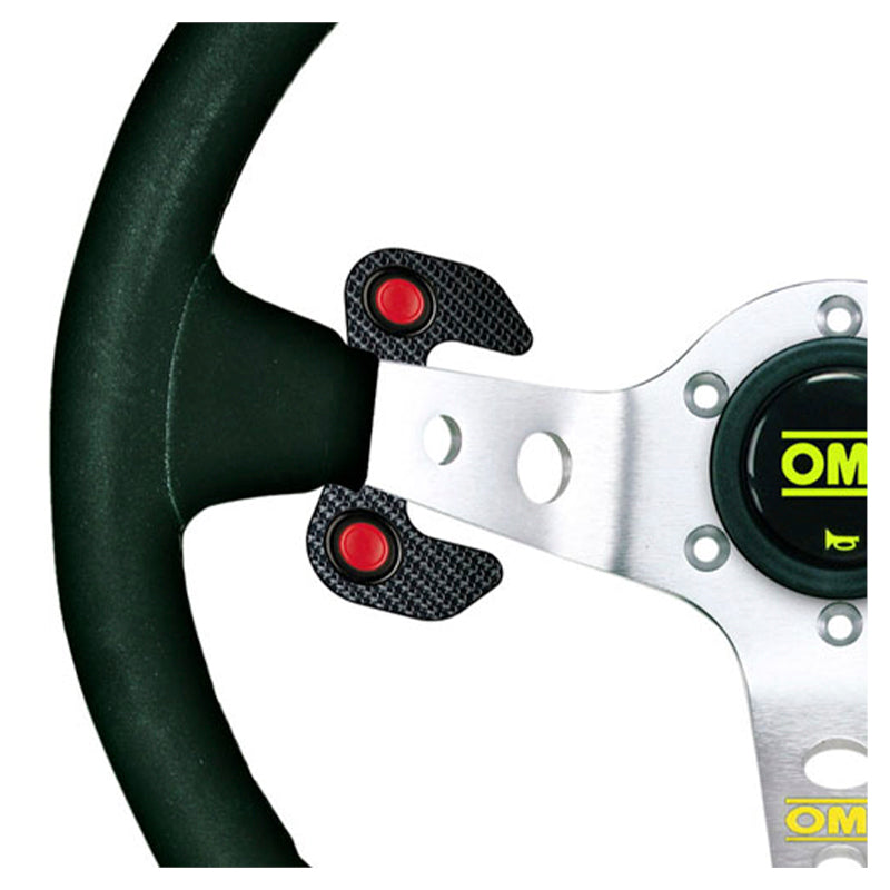 OMP - Carbon button plate (2 pulsanti)
