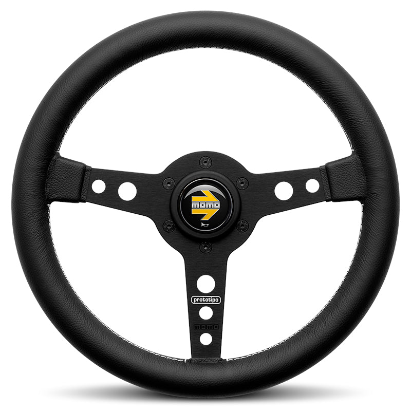 Volante MOMO - Prototipo Black Ø320 mm - Ravasicorse