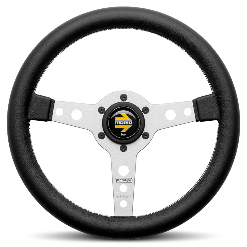Volante MOMO - Prototipo Silver Ø320 mm - Ravasicorse