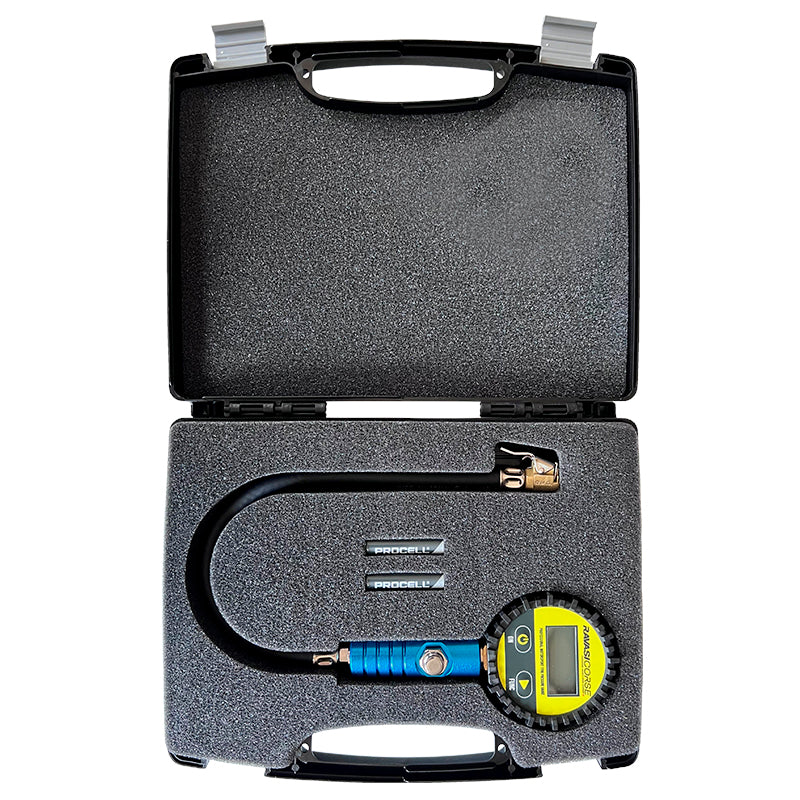 Ravasicorse - Manometro professionale digitale con attacco con tubo e clip Ø63 mm 0-4 bar - Ravasicorse