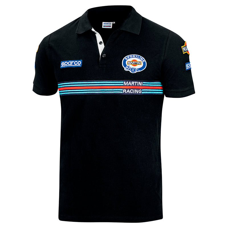 Polo Patches Sparco - Martini Racing (black)