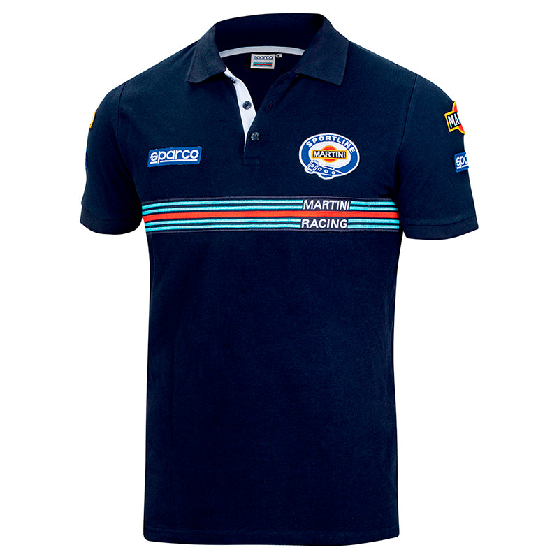 Polo Patches Sparco - Martini Racing (blue)