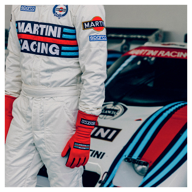 Sparco - Guanti Land Martini Racing (red) - Ravasicorse