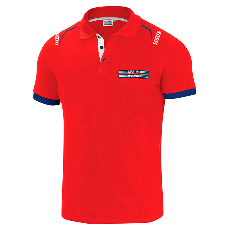 Polo Embroideries Sparco - Martini Racing (red)