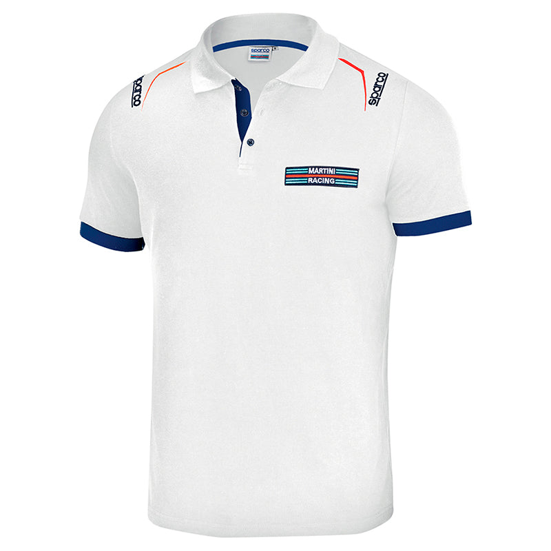 Polo Embroideries Sparco - Martini Racing (white) - Ravasicorse