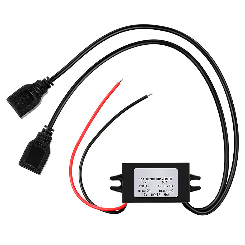 Modulo convertitore 12V - uscita femmina 2 x USB (uso GPS rally) - Ravasicorse