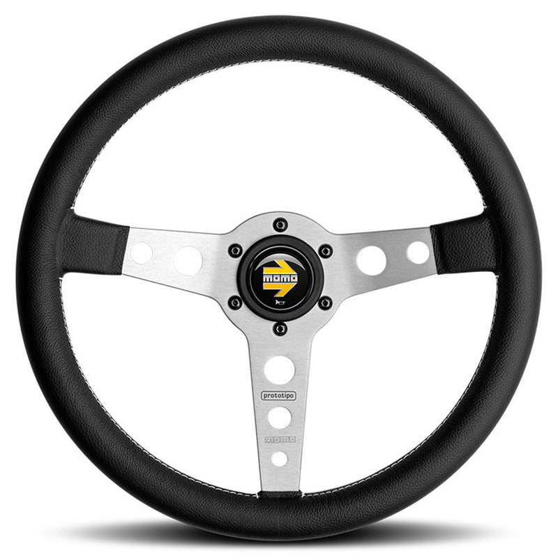 Volante MOMO - Prototipo Silver Ø350 mm - Ravasicorse