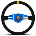Volante MOMO - Racing MOD.03 blue suede leather - Ravasicorse