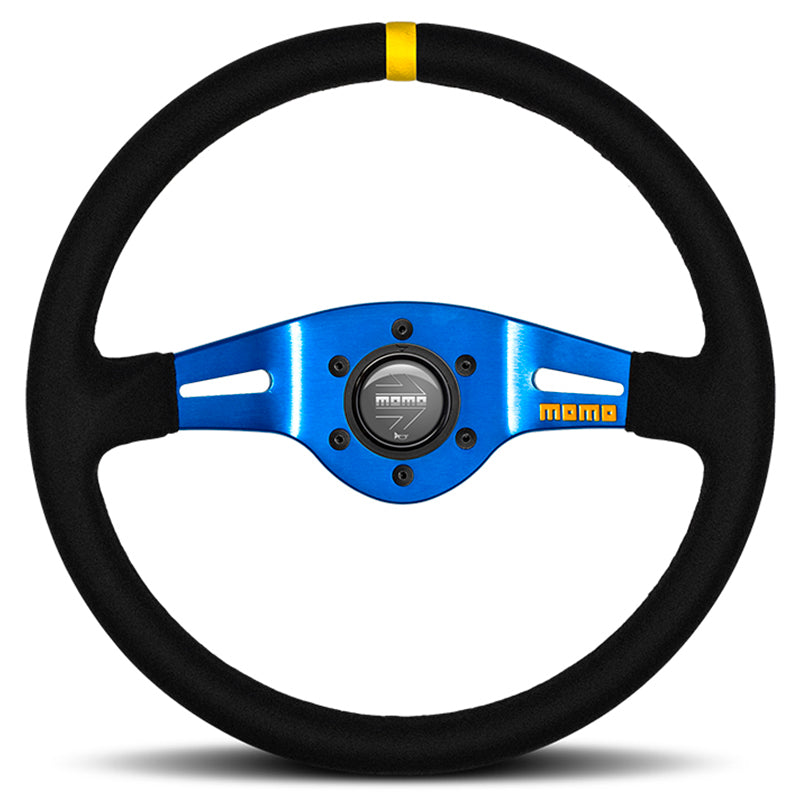 Volante MOMO - Racing MOD.03 blue suede leather - Ravasicorse