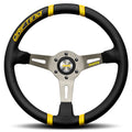 Volante MOMO - Drifting smooth leather/yellow - Ravasicorse
