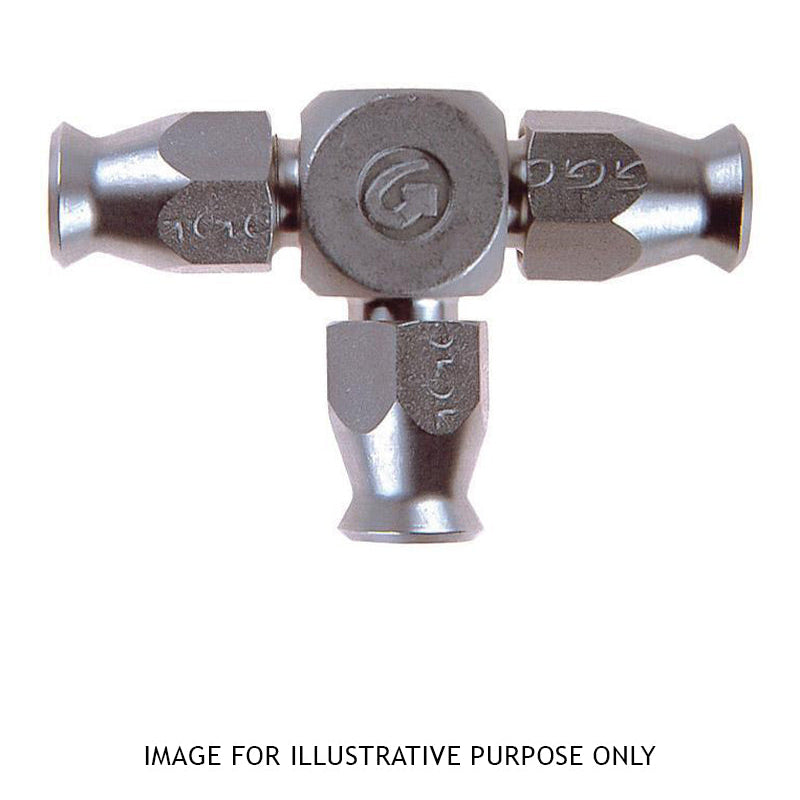 Goodridge - Raccordo riutilizzabile a 3 vie con 3 attacchi tubo (5135) - Ravasicorse