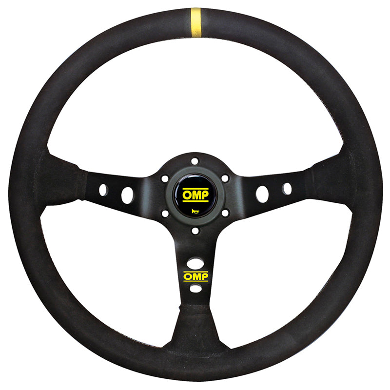 Volante OMP - Corsica (black/black - suede leather - OD/2012/NN) - Ravasicorse