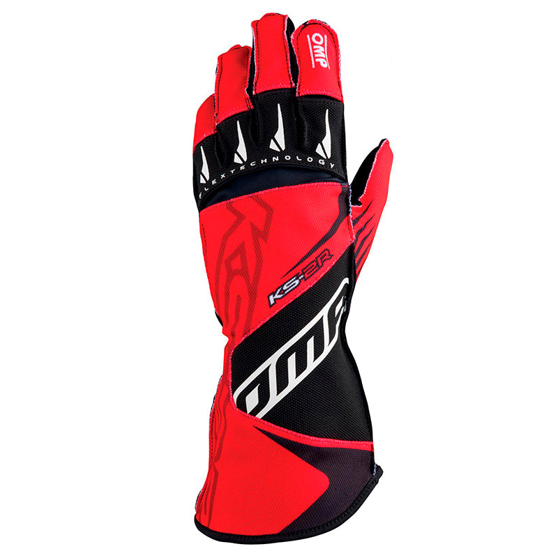 OMP - Guanti KS-2R (red/black)