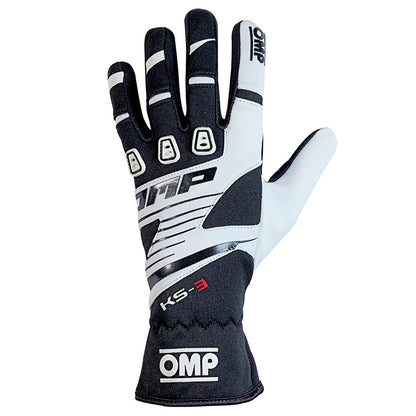 OMP - Guanti KS-3 (white/black)