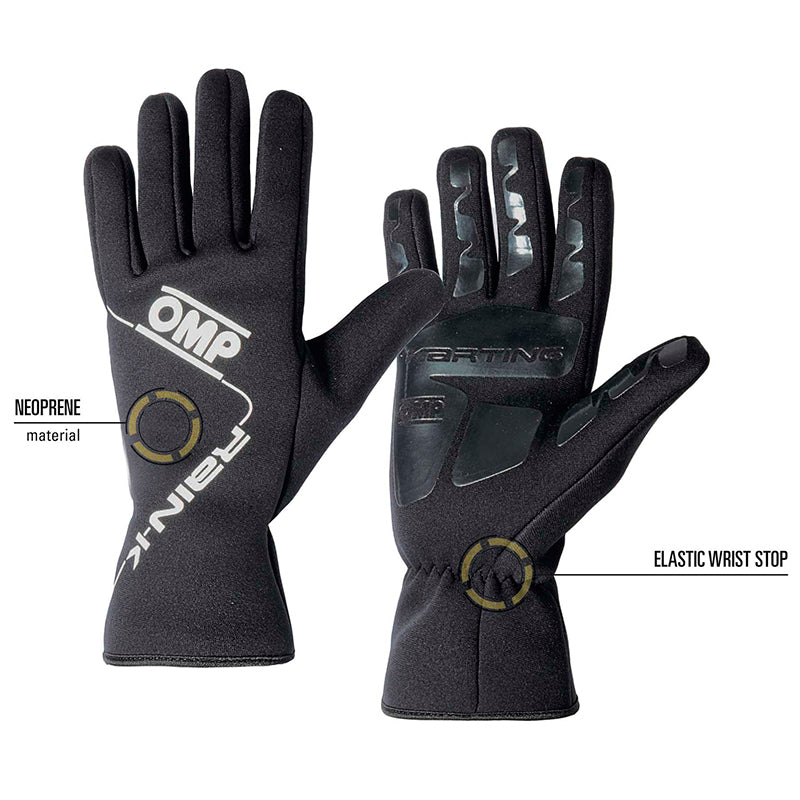 OMP - Guanti Rain K (black)