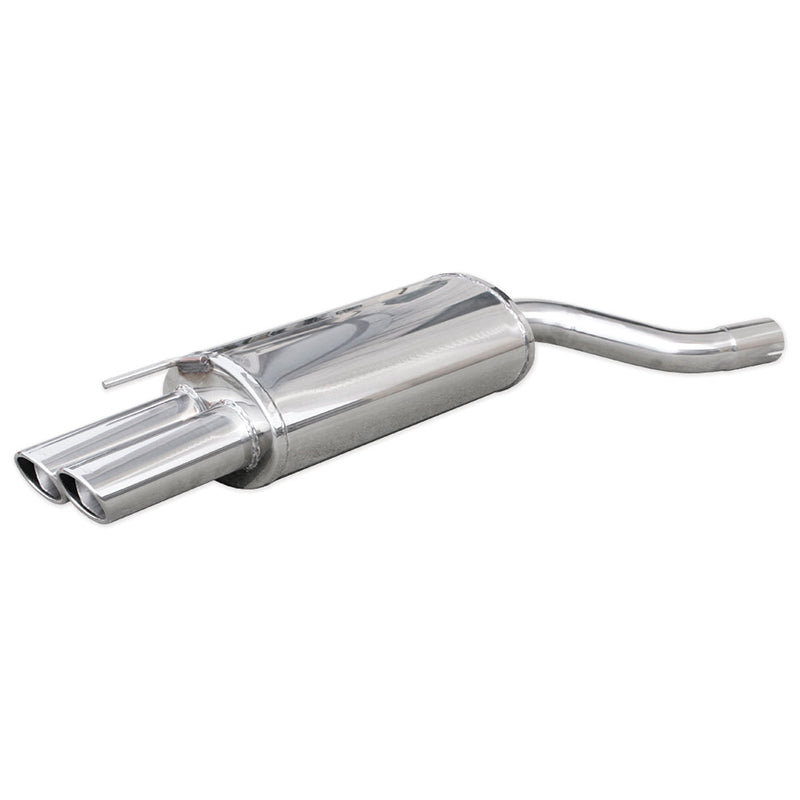 Inoxcar - Finale con silenziatore con uscita 2 x 90x70 mm - Ravasicorse