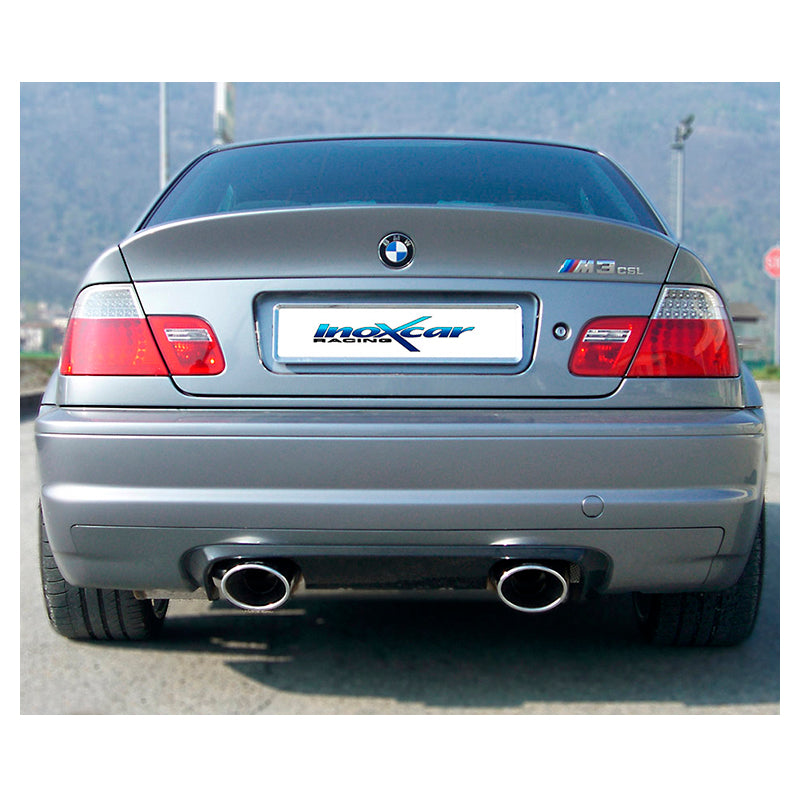 Inoxcar - Finale con silenziatore con uscita 150x105 DX+SX (Oblique) - Ravasicorse