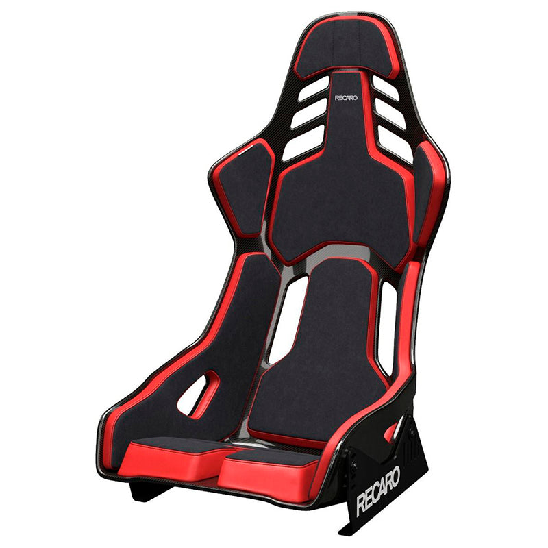 Recaro - Podium CF (alcantara nera/pelle rossa)
